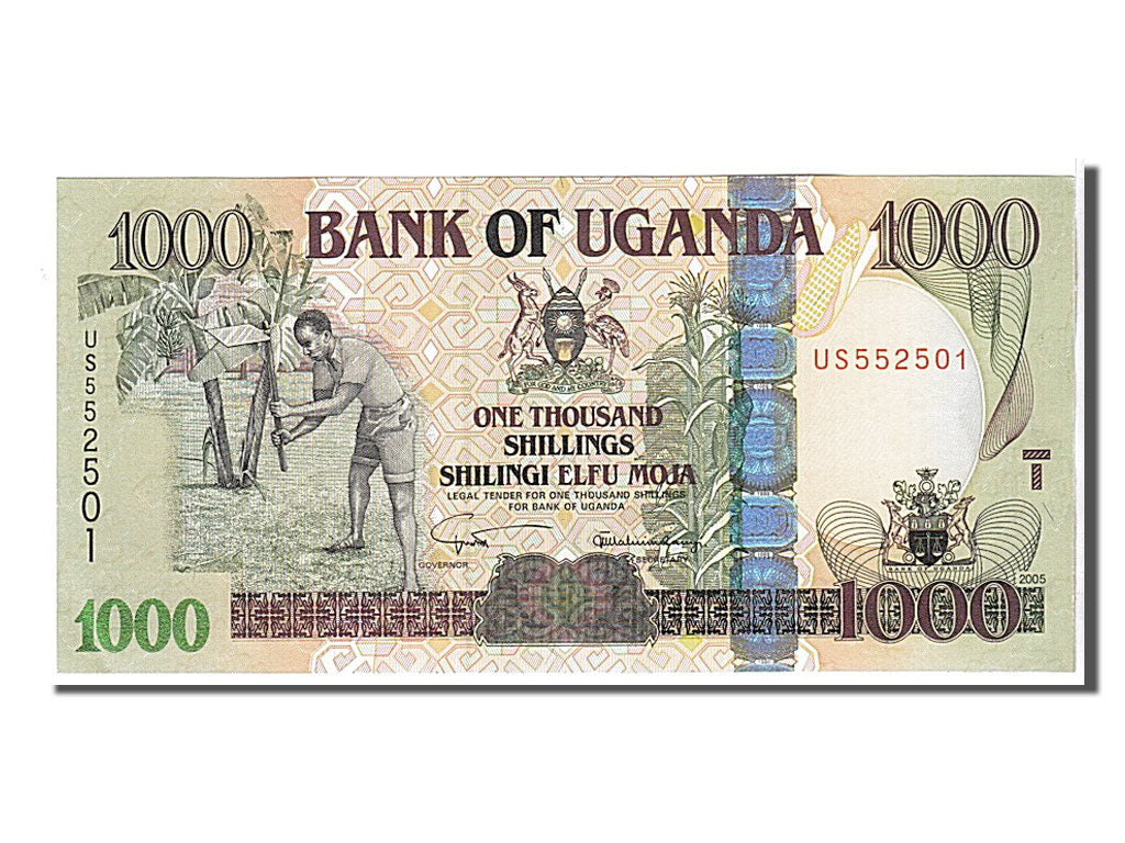 Geldschein, Uganda, 1000 Shillings, 2005, UNZ