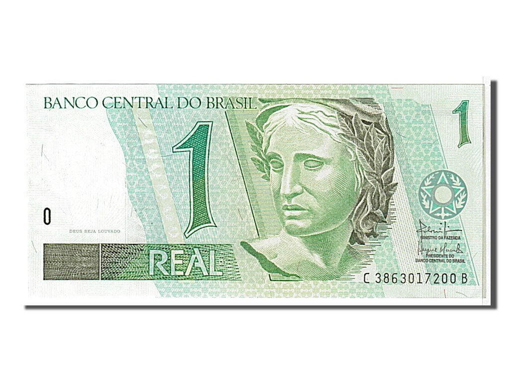 Geldschein, Brasilien, 1 Réal, 2003, UNZ