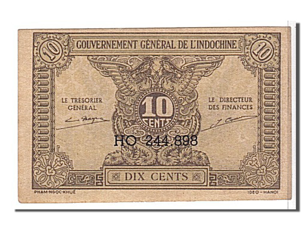Indochine, 10 Cents type 1942