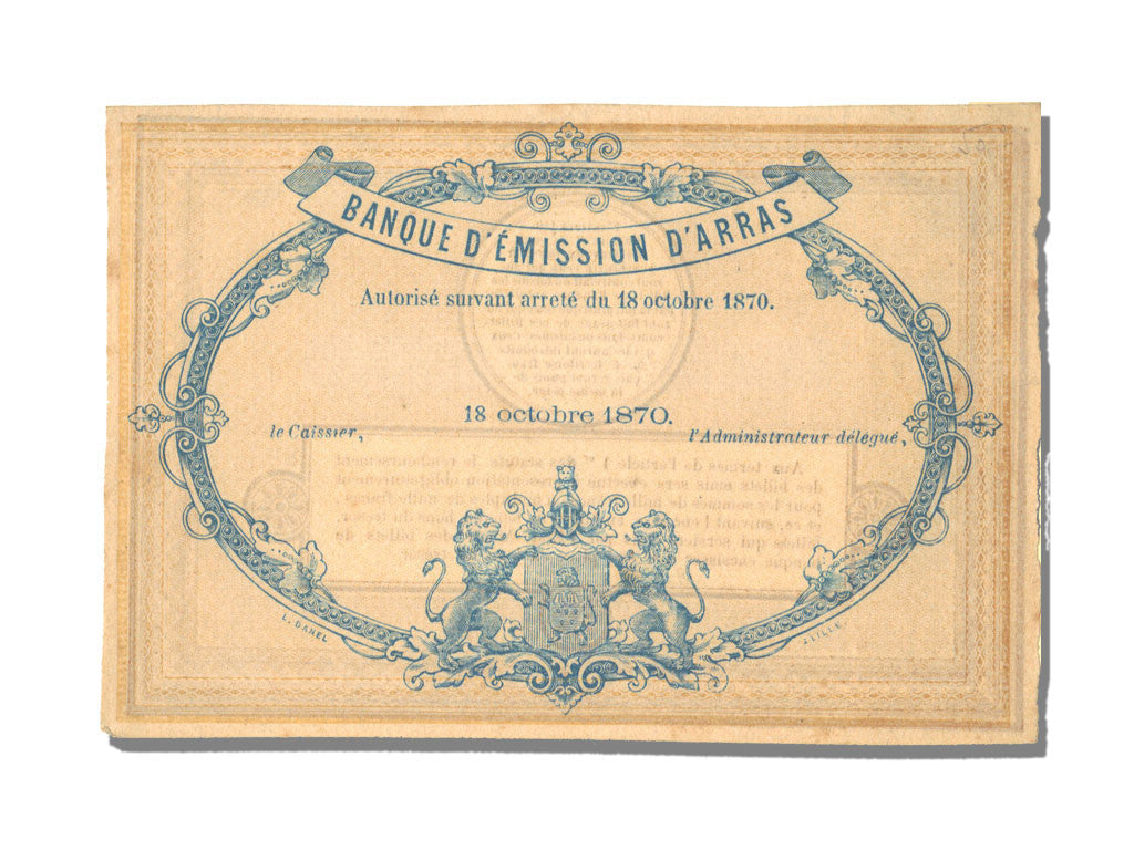 Banknote, 5 Francs, 1870, France, UNC(65-70)