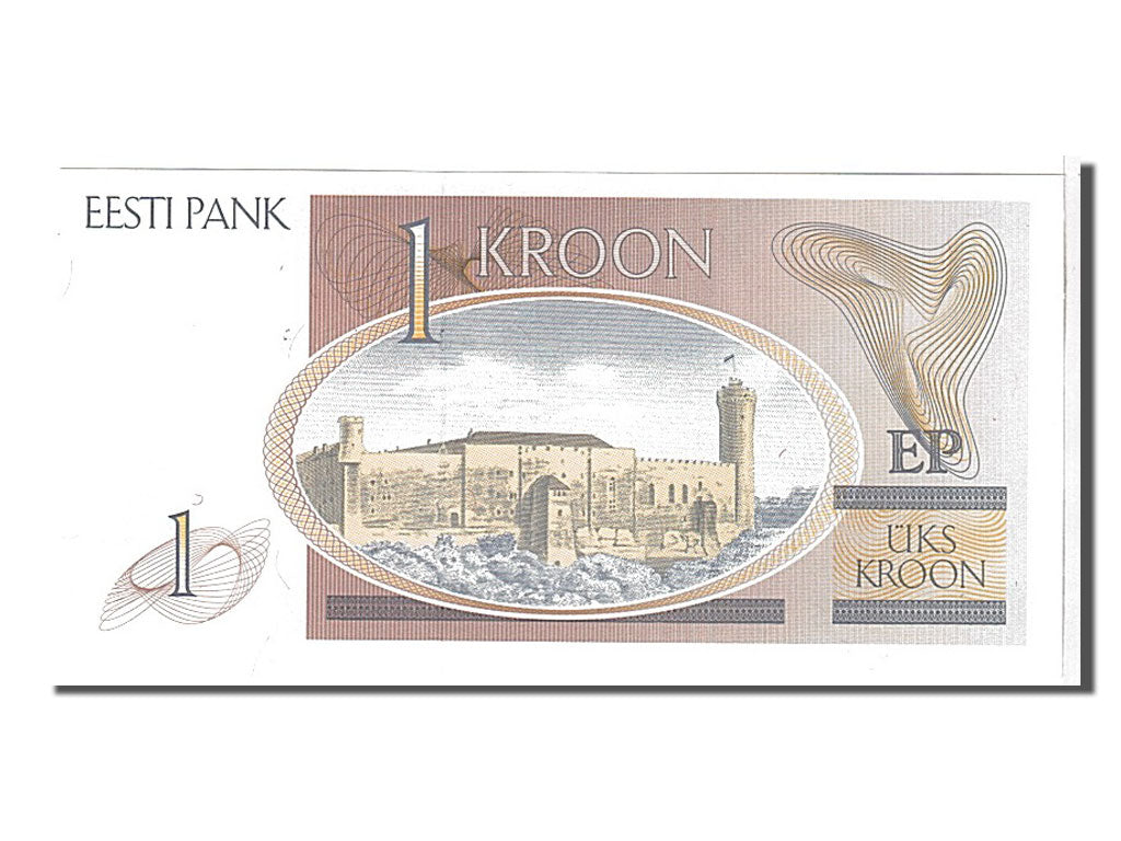 Estonia, 1 Kroon, 1992, KM #69a, UNC(65-70), AB5088035