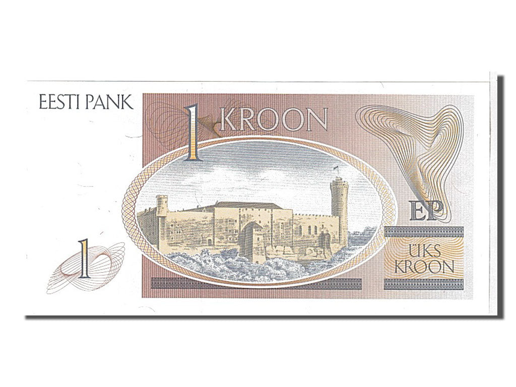 Geldschein, Estonia, 1 Kroon, 1992, KM:69a, UNZ