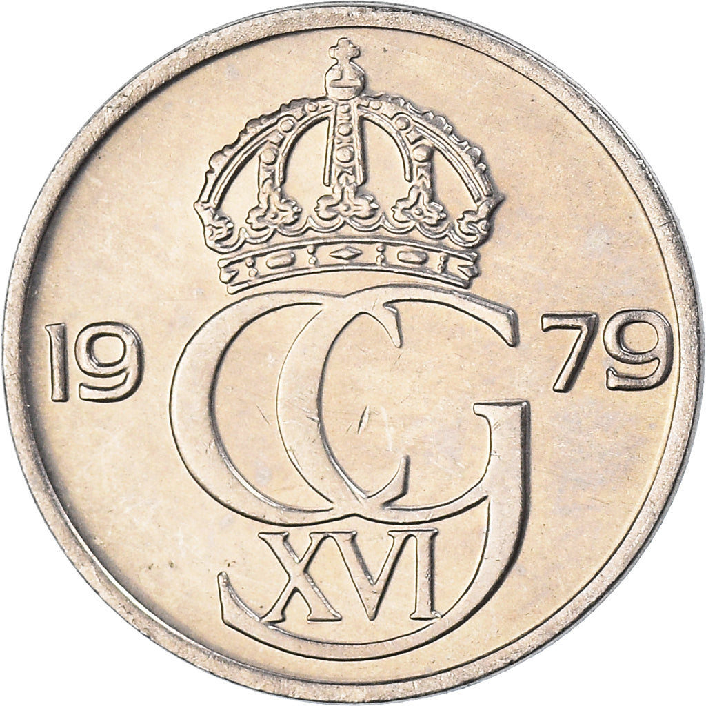 Monnaie, Suède, 25 Öre, 1979