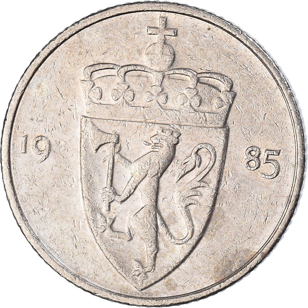 Moneta, Norvegia, 50 Öre, 1985