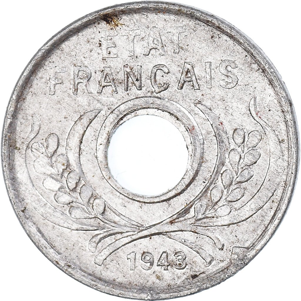 Moneda, Indochina francesa, 5 Cents, 1943