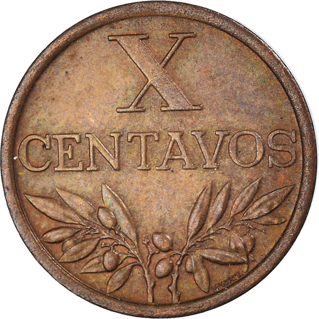 Munten, Portugal, 10 Centavos, 1966