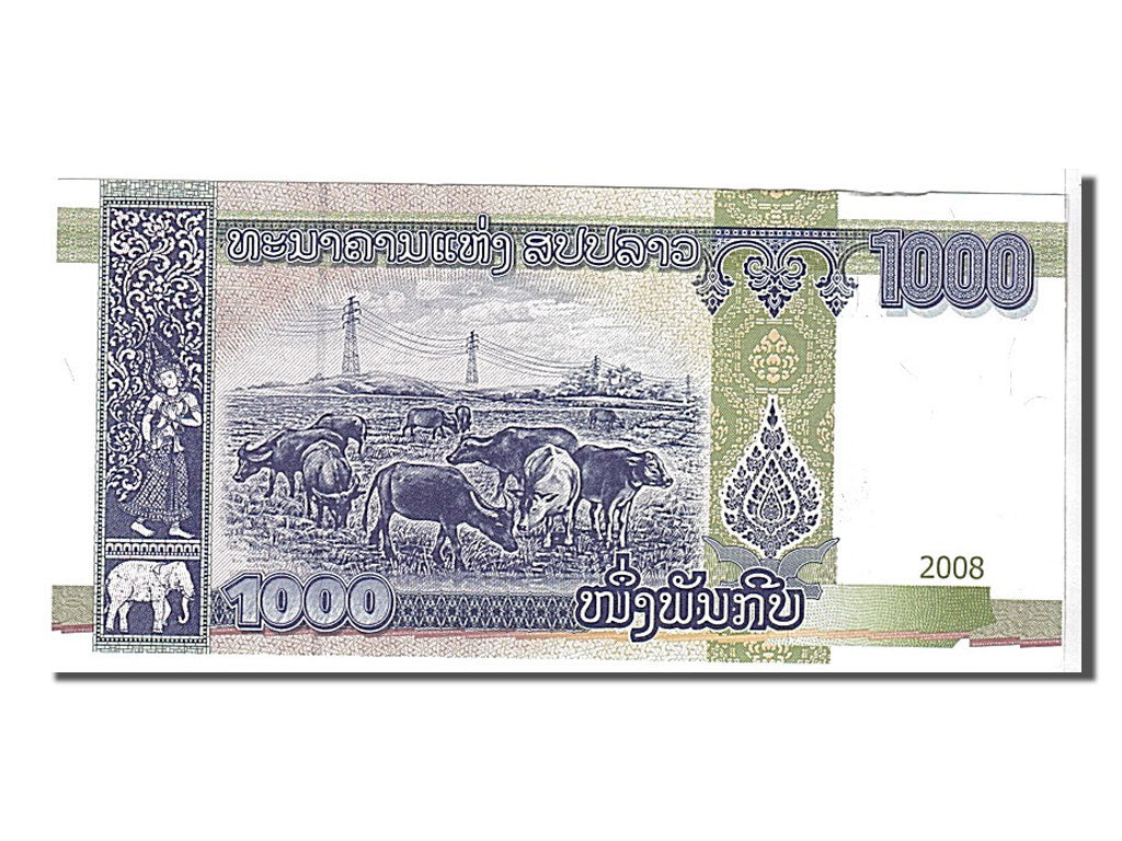 Laos, 1000 Kip, 2008, FDS