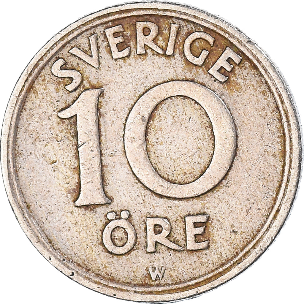 Moneta, Szwecja, 10 Öre, 1921