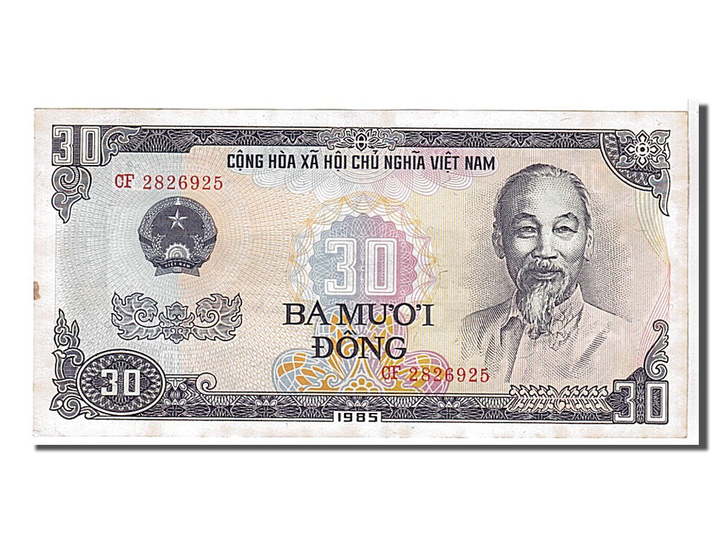 Billete, 30 D<ox>ng, 1985, Vietnam, KM:95a, EBC