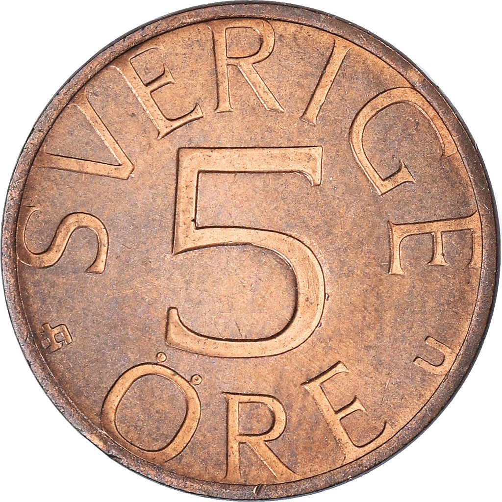 Munten, Zweden, 5 Öre, 1978