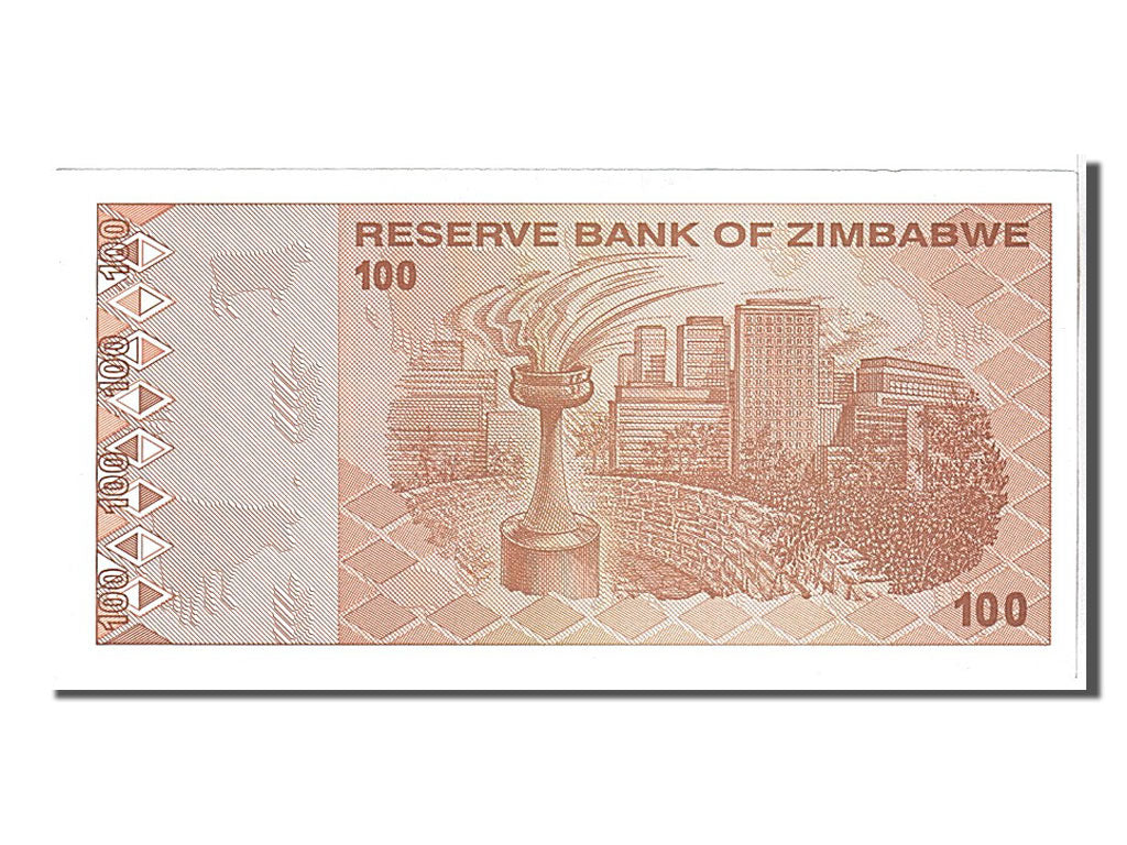 Banconote, Zimbabwe, 100 Dollars, 2009, KM:97, FDS