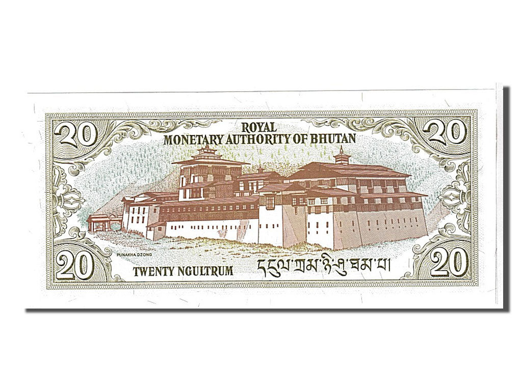 Bhutan, 20 Ngultrum, 1986, KM #16a, UNC(65-70), 6192222