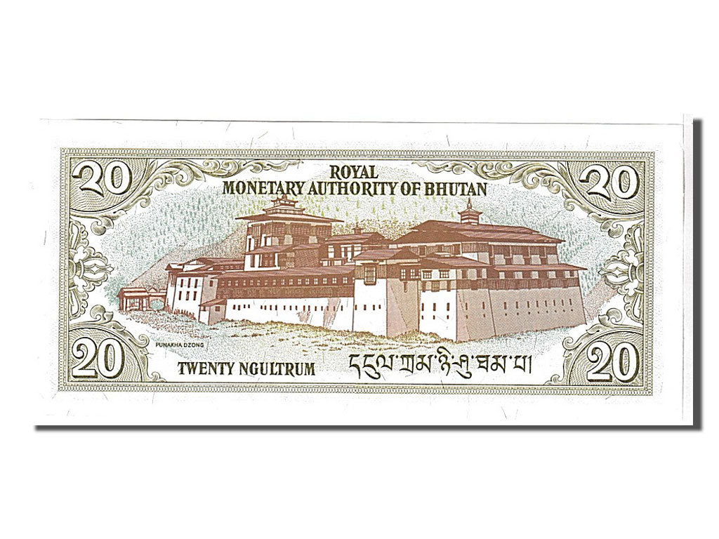 Bhutan, 20 Ngultrum, 1986, KM #16a, UNC(65-70), 6192204