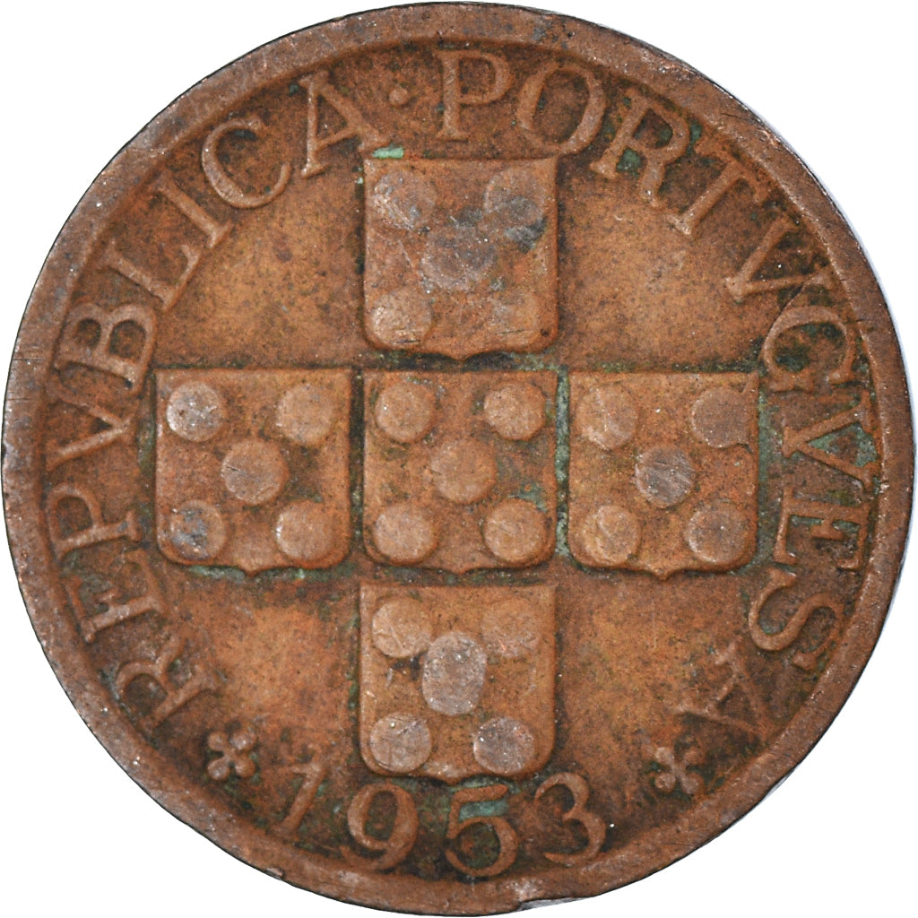 Coin, Portugal, 20 Escudos, 1953