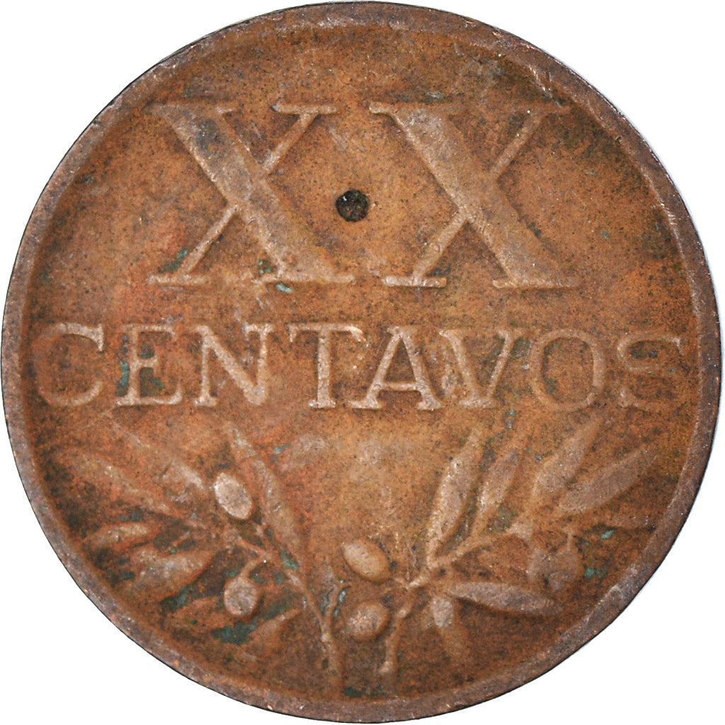 Coin, Portugal, 20 Escudos, 1953