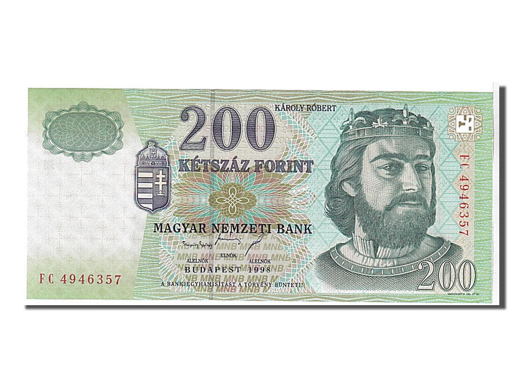 Hungary, 200 Forint, 1998, KM #178a, UNC(65-70), FC4946357