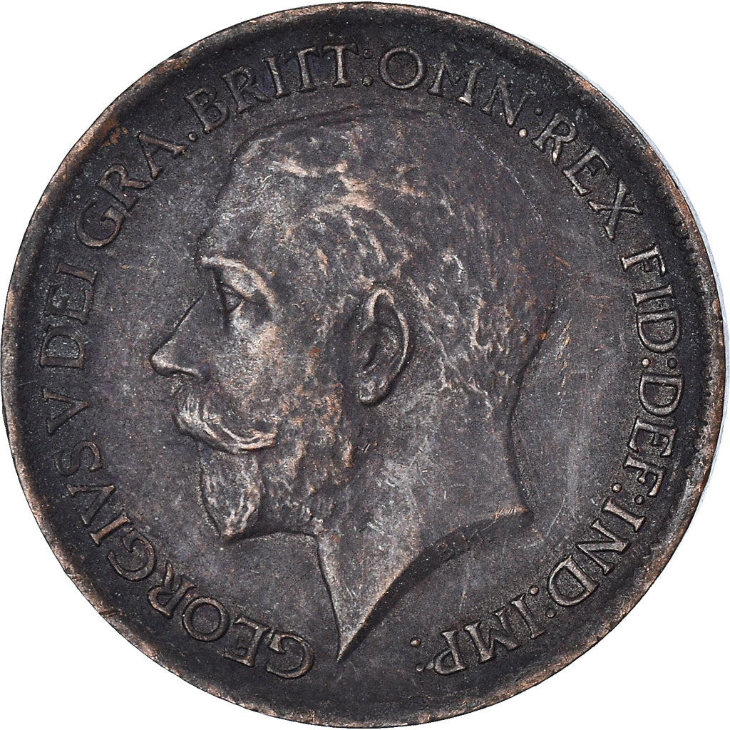 Moeda, Grã-Bretanha, Farthing, 1912