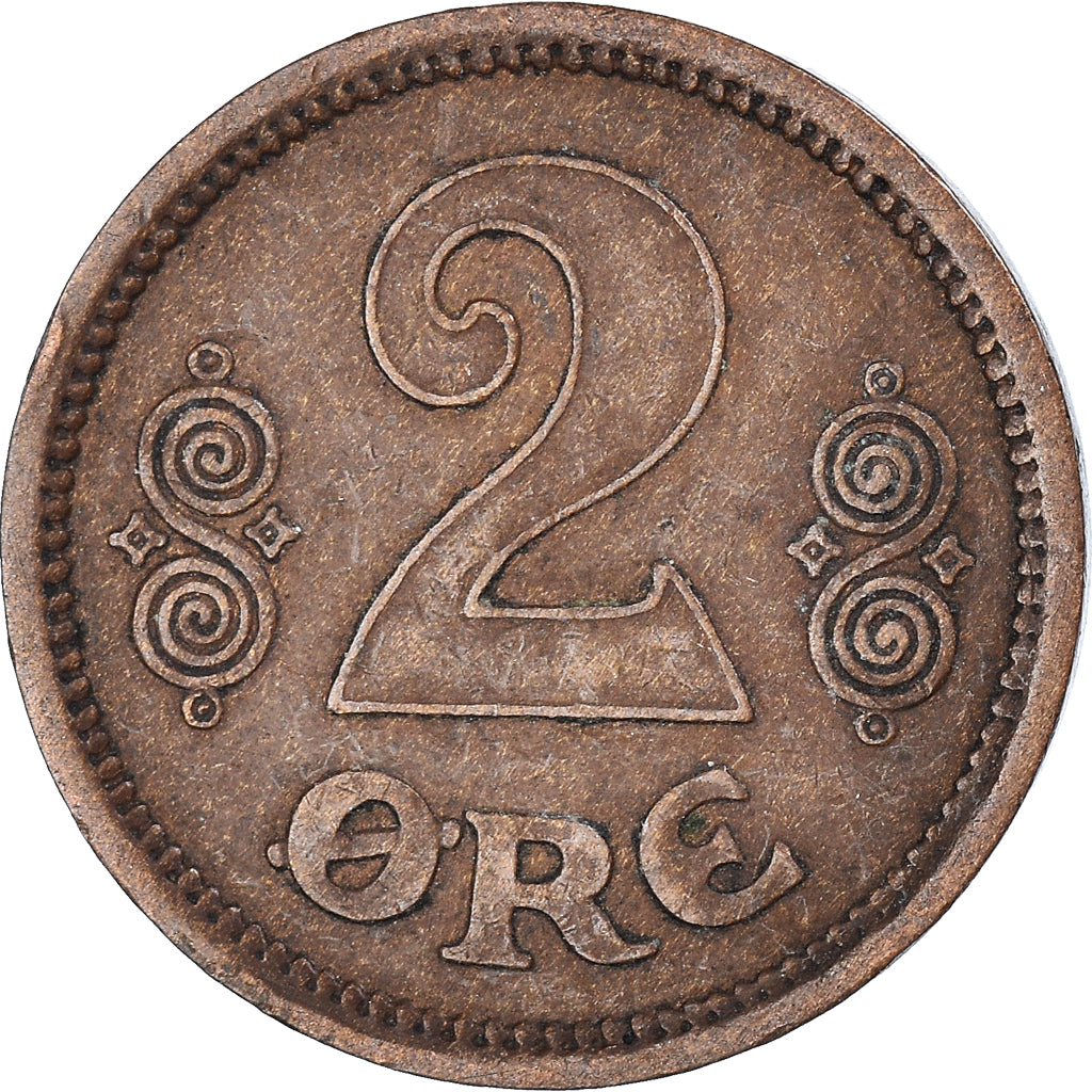 Munten, Denemarken, 2 Öre, 1915