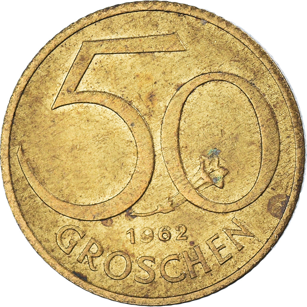 Coin, Austria, 50 Groschen, 1962