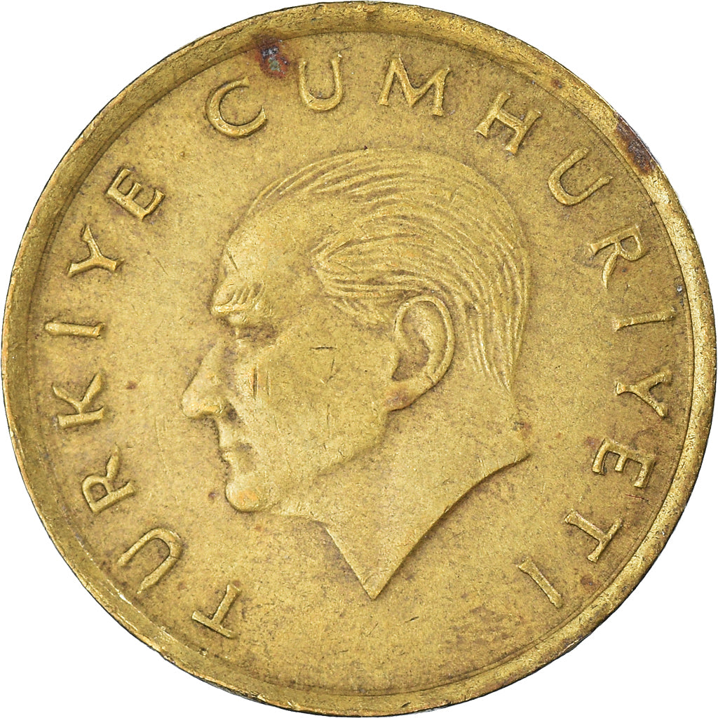 Moeda, Turquia, 500 Lira, 1991