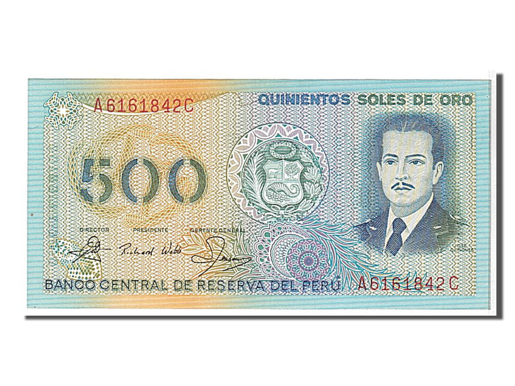 Banconote, Perù, 500 Soles De Oro, 1982, KM:125a, SPL