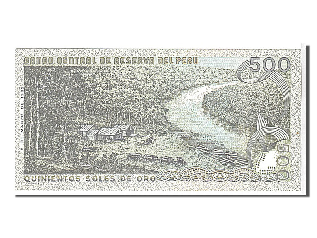Banconote, Perù, 500 Soles De Oro, 1982, KM:125a, SPL