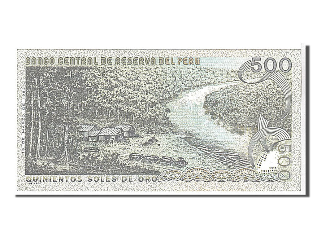 Banconote, Perù, 500 Soles De Oro, 1982, KM:125a, FDS