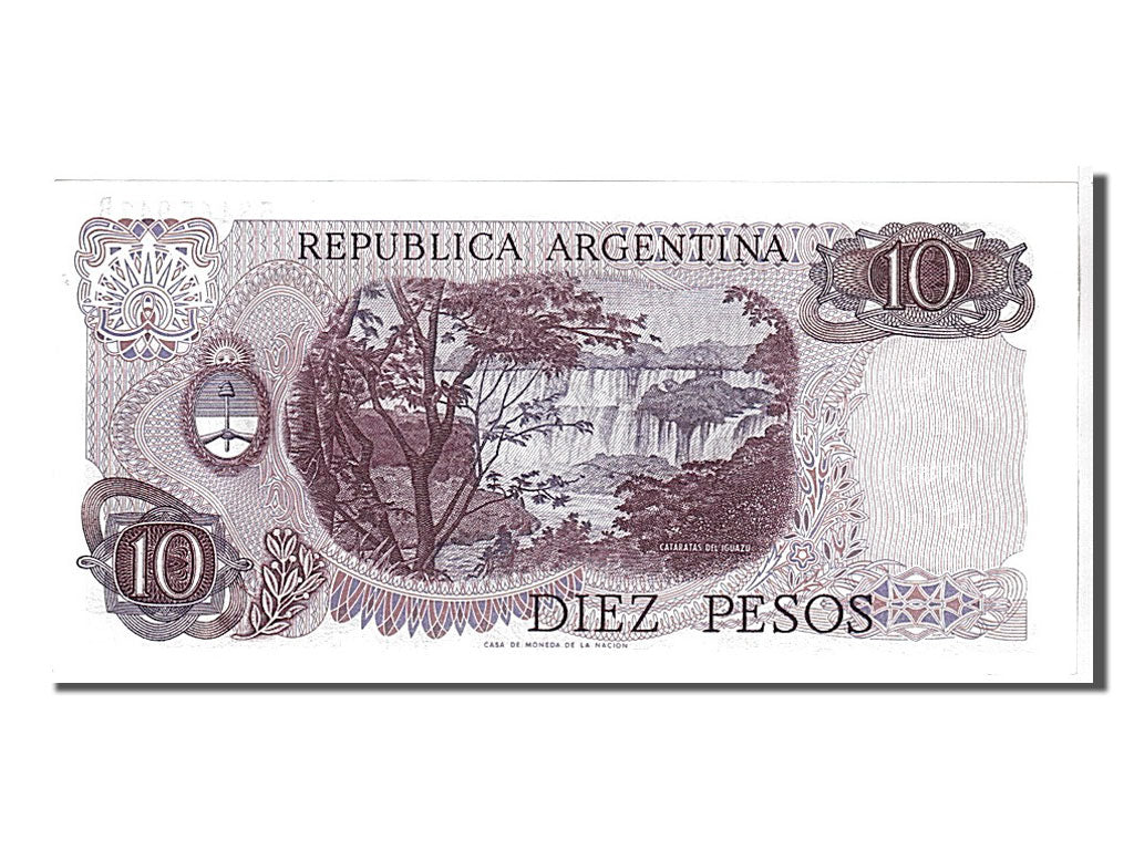 Banconote, Argentina, 10 Pesos, 1973, KM:295, FDS