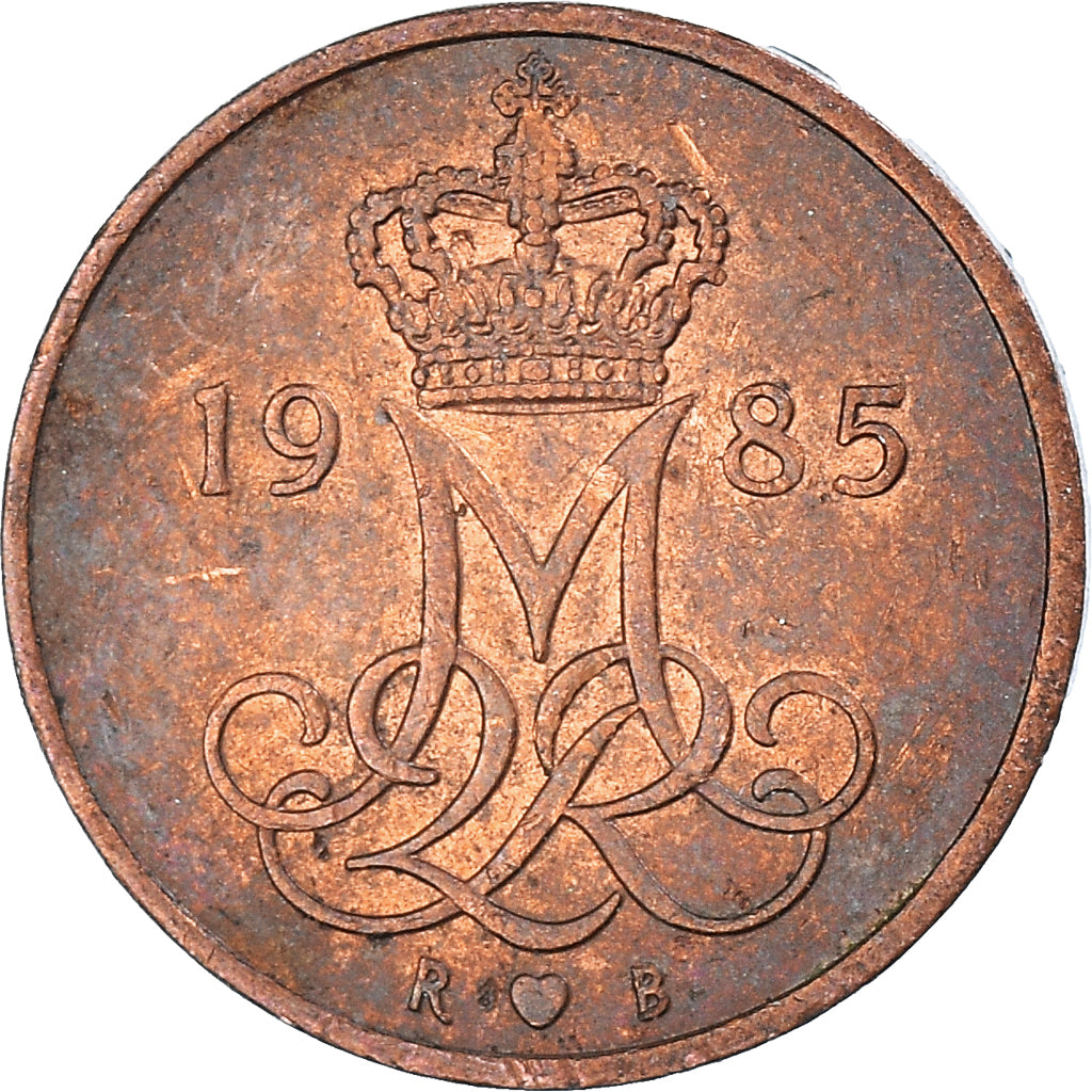 Coin, Denmark, 5 Öre, 1985