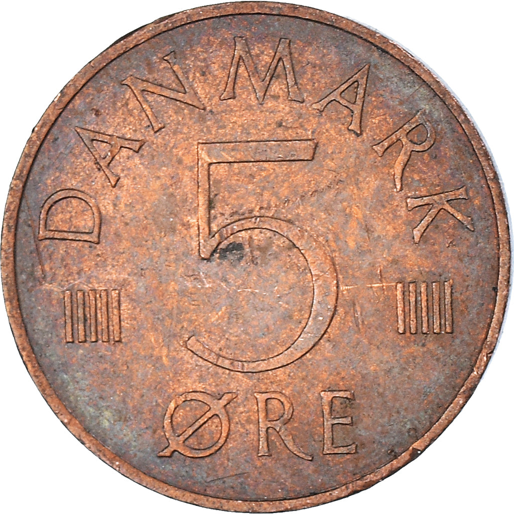 Coin, Denmark, 5 Öre, 1985
