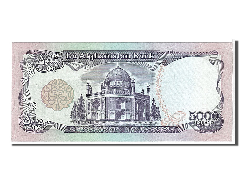 Afghanistan, 5000 Afghanis, 1993, KM:62, FDS