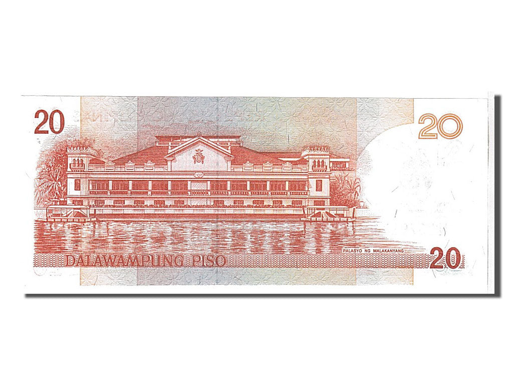 Geldschein, Philippinen, 20 Piso, 2004, KM:182h, UNZ
