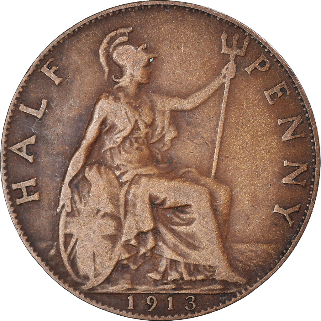 Moneta, Wielka Brytania, 1/2 Penny, 1913