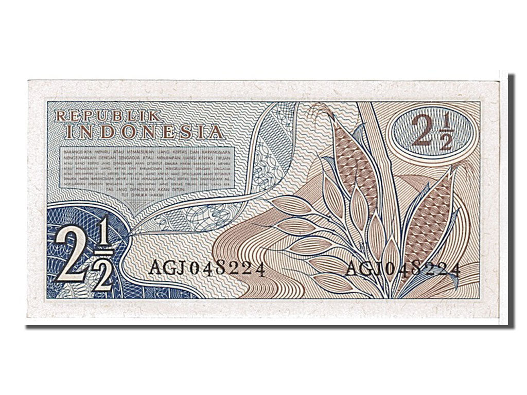 Indonesia, 2 1/2 Rupiah, 1960, KM #79, UNC(65-70), AGJ048224