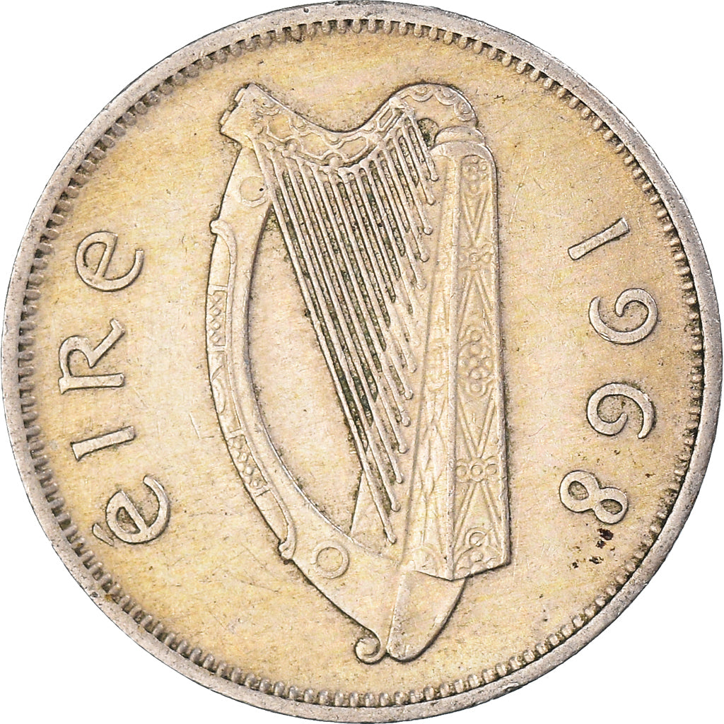 Moeda, REPÚBLICA DA IRLANDA, 6 Pence, 1968