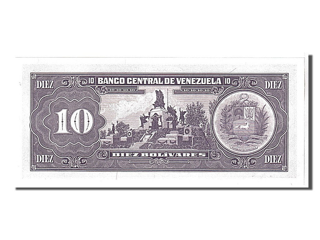 Geldschein, Venezuela, 10 Bolívares, 1995, UNZ