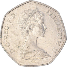 Coin, Great Britain, 50 Pence, 1973