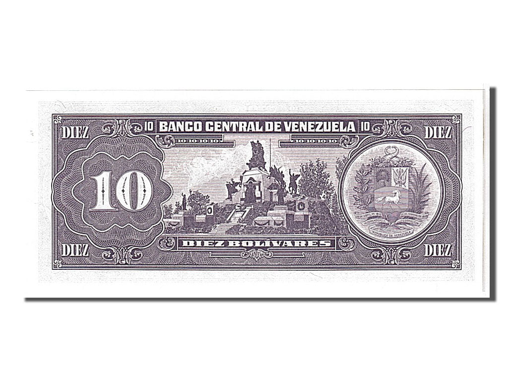 Banconote, Venezuela, 10 Bolívares, 1995, FDS