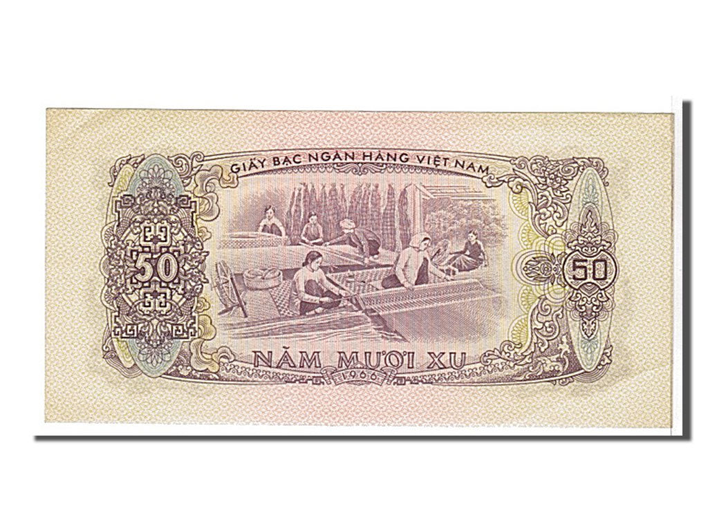 South Viet Nam, 50 Xu, 1966, KM #39a, AU(55-58), CJ016942