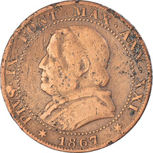 Coin, ITALIAN STATES, Soldo, 5 Centesimi, 1867