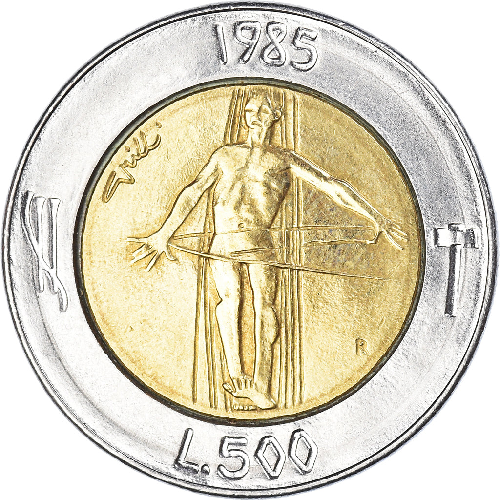 Moneda, San Marino, 500 Lire, 1985