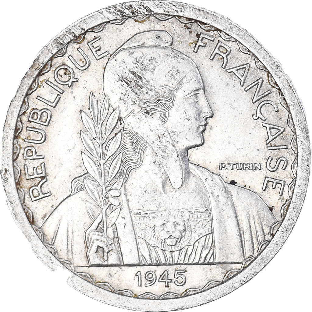 Moneda, INDOCHINA FRANCESA, 10 Cents, 1945