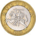 Moneda, Lituania, 2 Litai, 1999