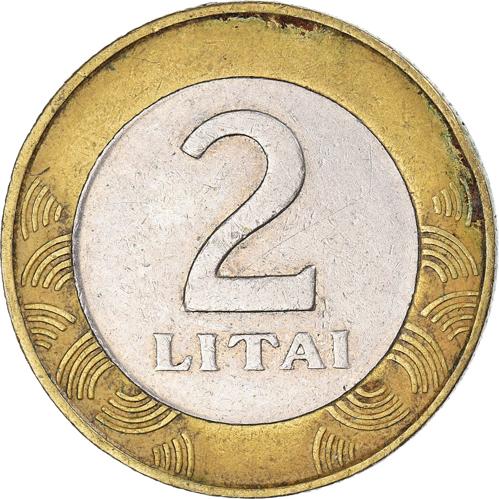 Moneda, Lituania, 2 Litai, 1999