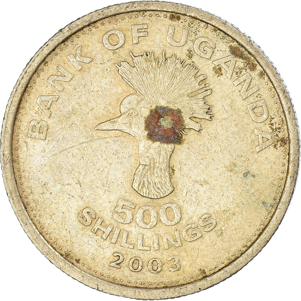Moneta, Uganda, 500 Shillings, 2003