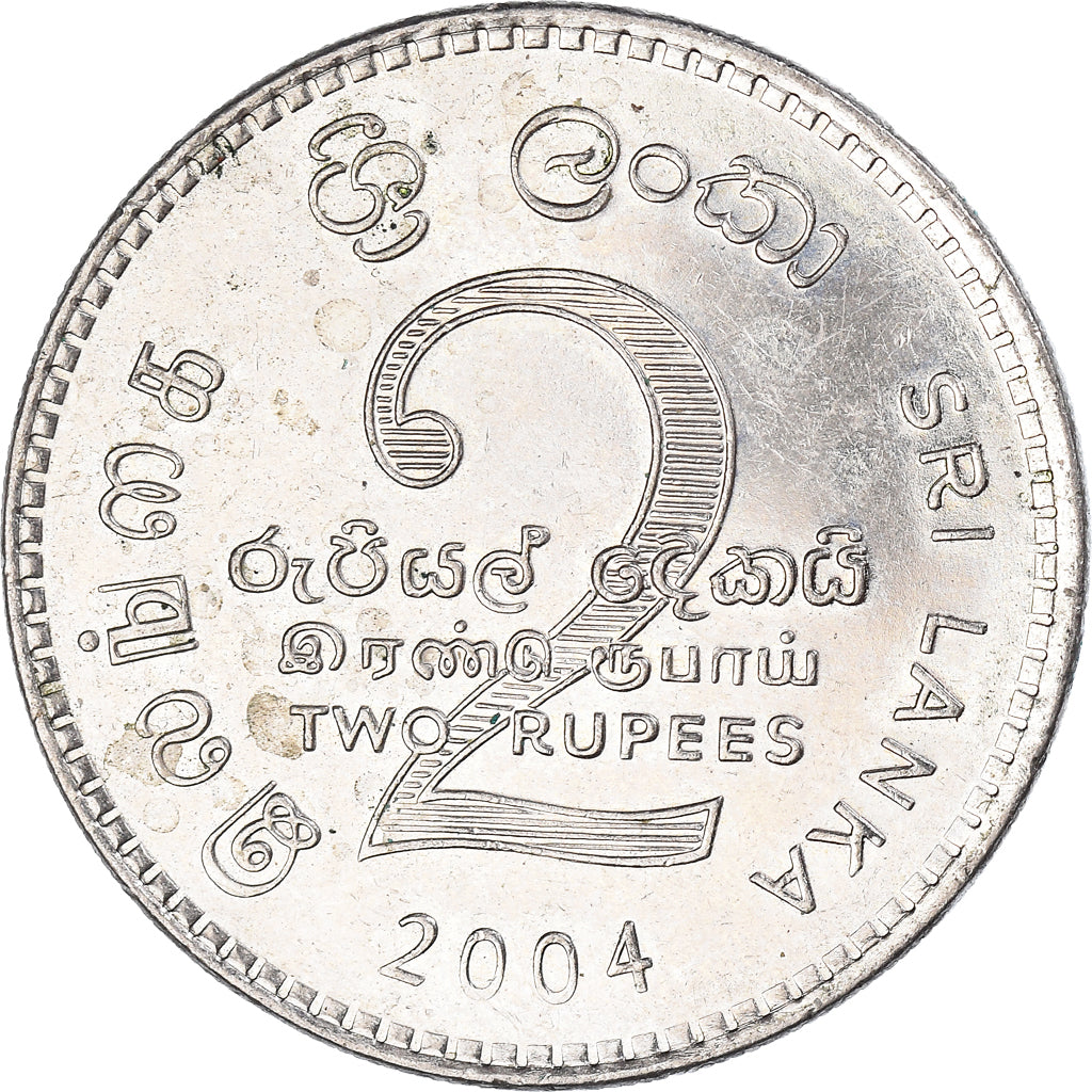 Moneta, Sri Lanka, 2 Rupees, 2004