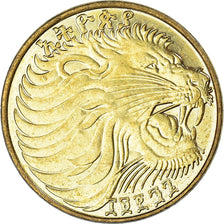 Coin, Ethiopia, 5 Cents, Amist Santeem, 1996