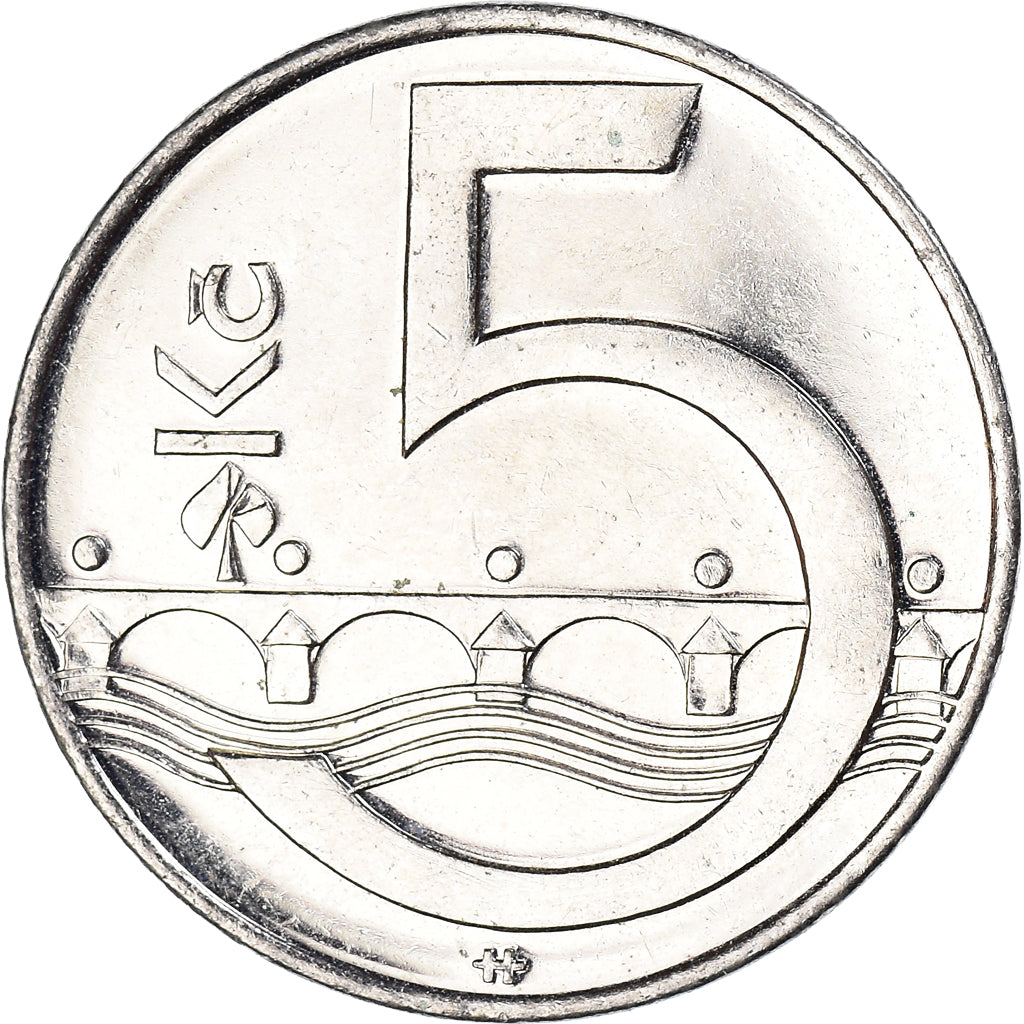 Moneda, República Checa, 5 Korun, 2015
