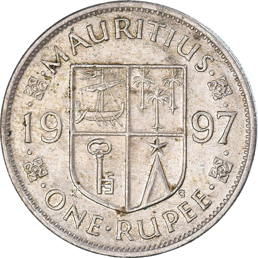 Monnaie, Maurice, Rupee, 1997