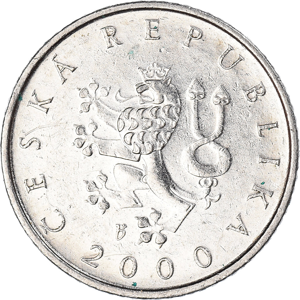 Coin, Czech Republic, Koruna, 2000
